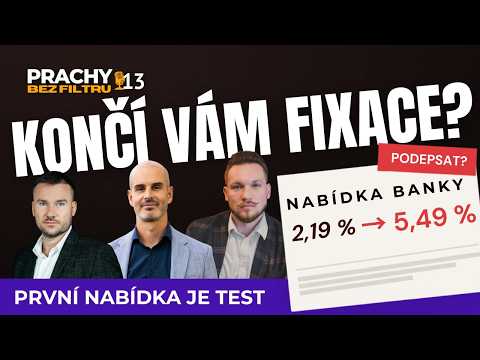 Náhled dílu: Nepodepisujte první nabídku banky ⚠️ Konec fixace: z 2 % na 5,5 % a splátka +12 000 Kč 📉 | EP13